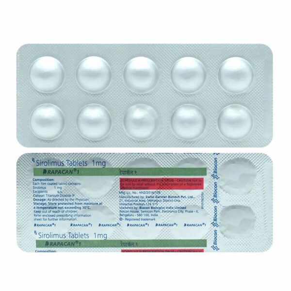 Sirolimus Tablets 1mg